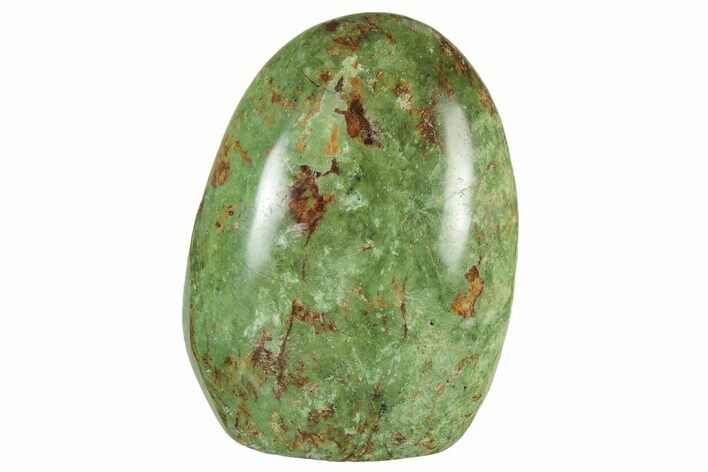 Free-Standing, Polished Green Chrysoprase - Madagascar #230193